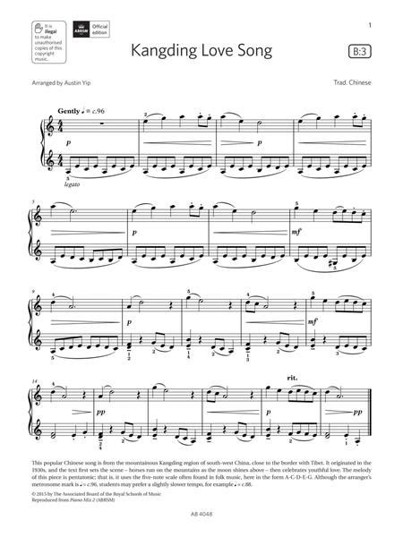 Kangding Love Song (Grade 2, List B3, From The ABRSM Piano Syllabus 2023 & 2024)